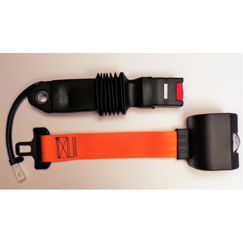 I-2592-26 Forklift High Visibility Orange Two Point Retractable Seat Belt 