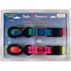 Locking Tie Down Safety Straps 2-Pack